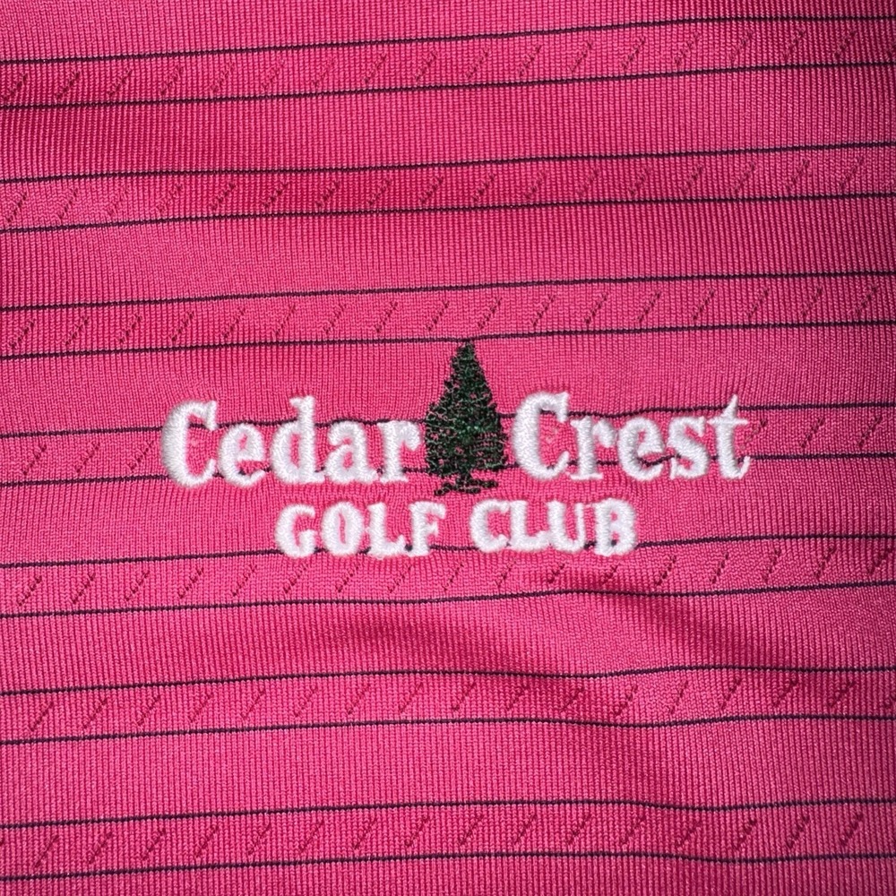 Men's XL Callaway Opti-Dri Striped Golf Polo Cedar Crest Golf Club Tennessee - Picture 3 of 4